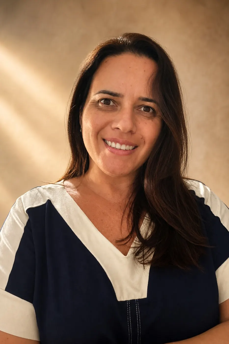 Retrato de Verena Lanza sorrindo